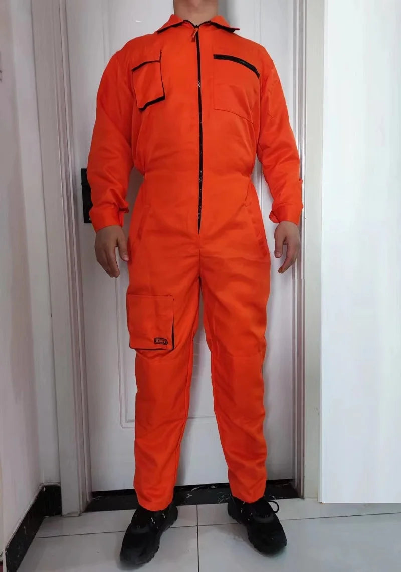 Work Overall Uniform Men Women Working Coveralls Welding Suit Car Repair Workshop Mechanic Plus Size Clothes