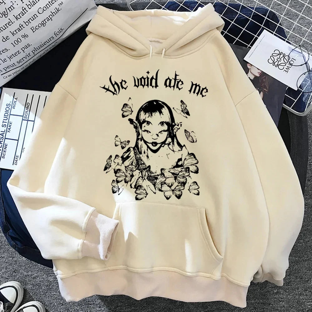 Melanie Martinez Manga Hoodies For Women Winter Streetwear Aesthetic Y2k Trendy Popular Sweatshirts Female Casual Loose