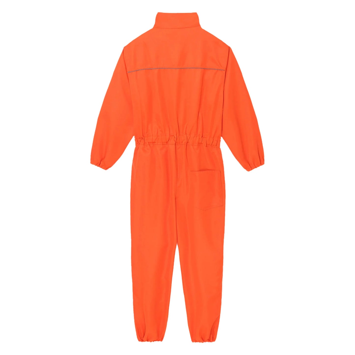 Men Resistant Coveralls Work Uniforms for Factory Workshop Stand Collar Long Sleeve Multi-pockets One-piece Jumpsuit Worker Wear