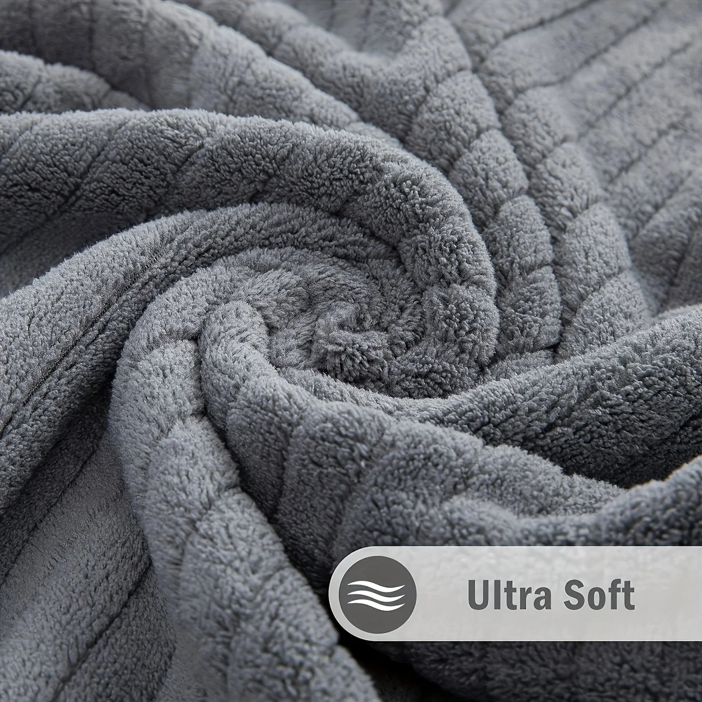 A set of two towels   one bath towel super soft, absorbent and odorless towels, essential as a bath towel in hotels, homes and g