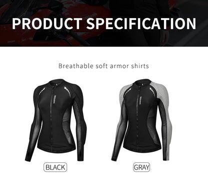 Women Motorcycle Jacket Lady Full Body Armor Set CE Certified Summer Riding Safety Coat Pants Built-in Protective Pads