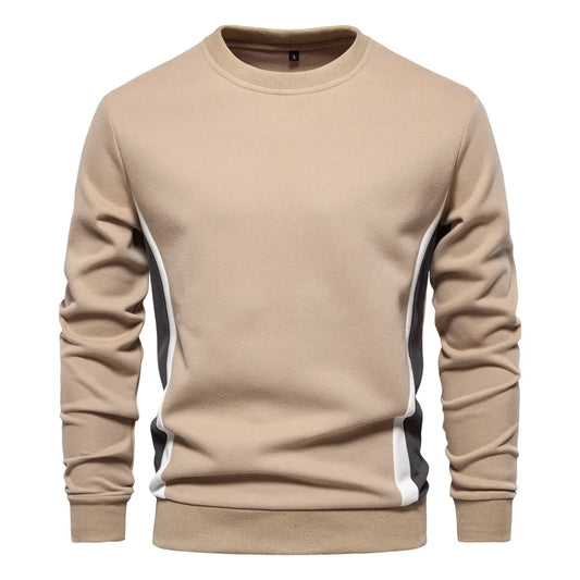 New Spring Autumn Men O-neck Loose Pullovers Sweatshirts High Quality Male Outwear Casual Sweatshirts EU Size XXL Men's Clothing