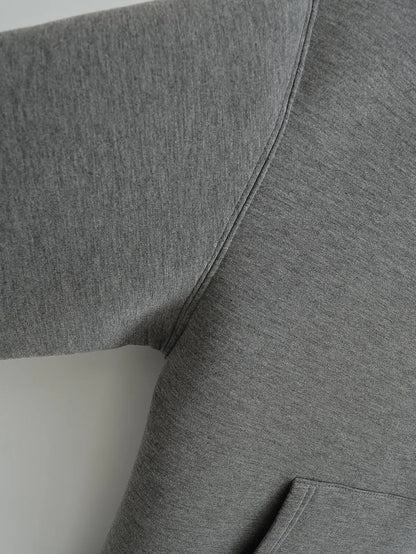 HH 2026 Casual Women's Soild Zipper Hoodie Long Sleeve Big Pocket Zipper Jacket With Hood Female Loose Outerwear Coat Tops