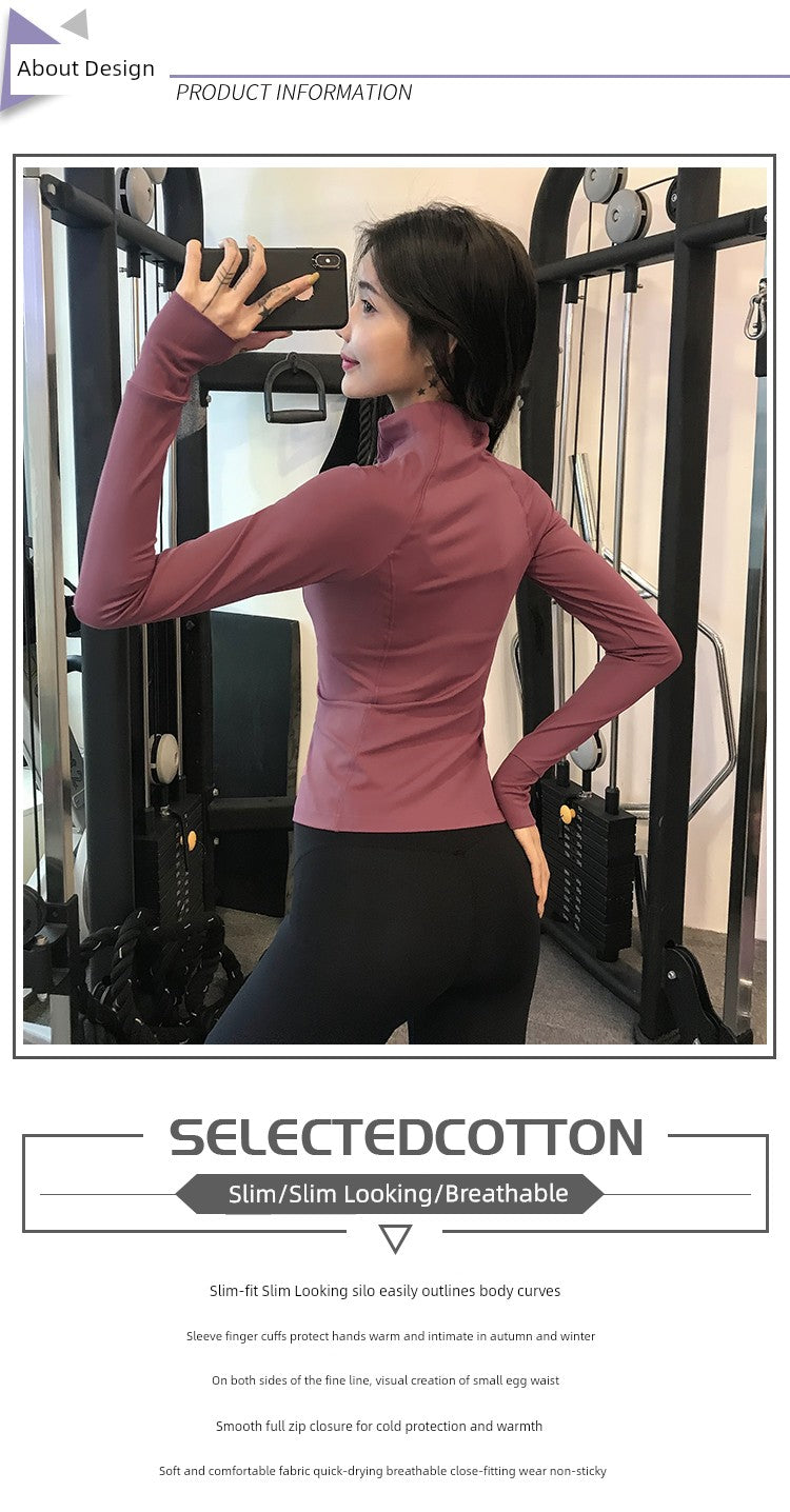 Fitness Girl Slimming Thin Yoga Clothes Sports Outwear