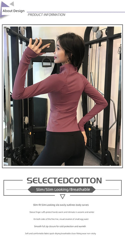 Fitness Girl Slimming Thin Yoga Clothes Sports Outwear