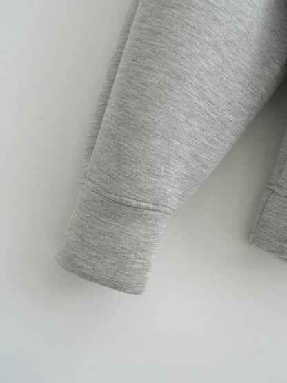 HH 2026 Casual Women's Soild Zipper Hoodie Long Sleeve Big Pocket Zipper Jacket With Hood Female Loose Outerwear Coat Tops