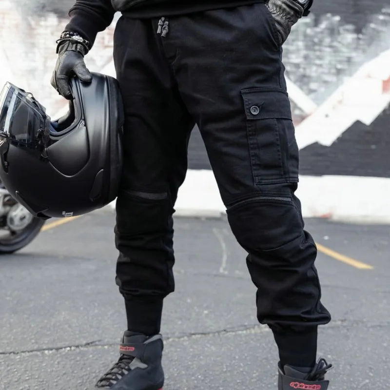Men Motorcycle Riding Jeans Kevlar Pants Soft Casual Outdoor Protective Knee Hip Pads Pantalon Racing Pants with Hip Knee Armor