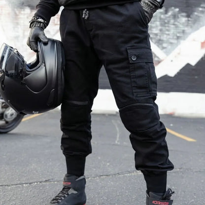 Men Motorcycle Riding Jeans Kevlar Pants Soft Casual Outdoor Protective Knee Hip Pads Pantalon Racing Pants with Hip Knee Armor