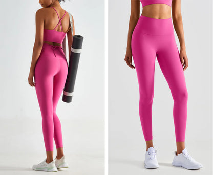 Vnazvnasi Sports Tights for Women's Push Up Yoga Leggings Fitness Pants High Waist Gym Sport Outfit Legging Tracksuit Clothing
