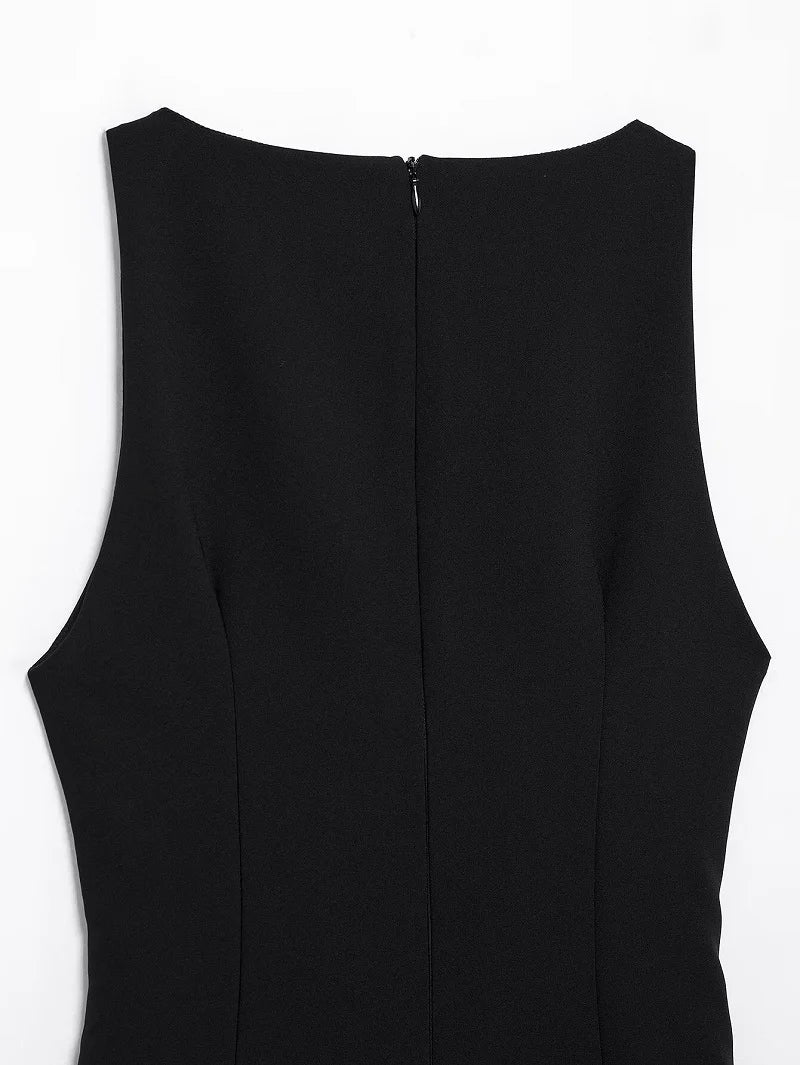 Feather Mini Dress Women Black Sleeveless Corset Dress Woman off Shoulder Party Dresses for Women Luxury Short Dress