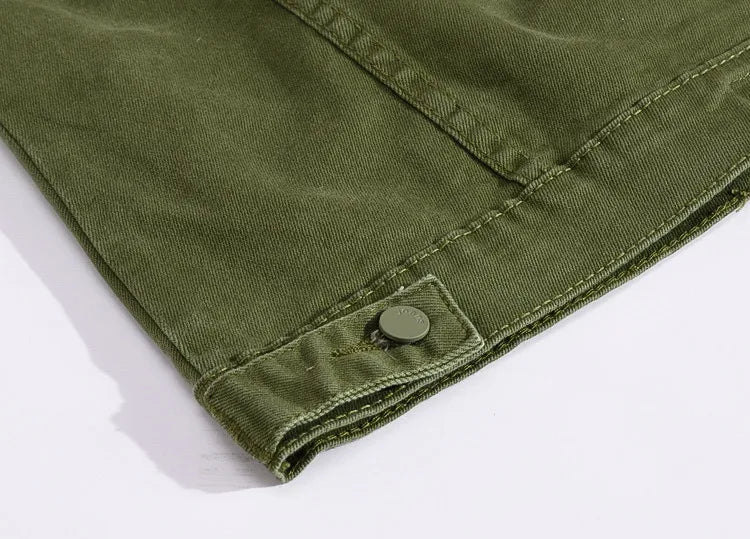 Men Coloured Denim Jackets Outwear Slim Fit Denim Coats New Fashion Male Cotton Casual Jeans Jackets Streetwear Jean Coats Size S~4XL