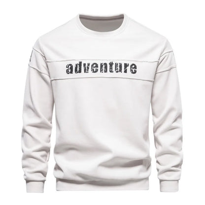 New Autumn Men O-neck Printed Pullovers Loose Sweatshirts High Quality Male Outwear Casual Sweatshirts EU Size Men's Clothing 2