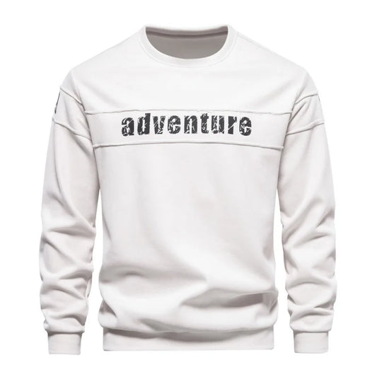 New Autumn Men O-neck Printed Pullovers Loose Sweatshirts High Quality Male Outwear Casual Sweatshirts EU Size Men's Clothing 2