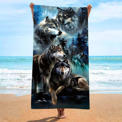 Bath Towel 70x140 Microfiber Beach for Adults Sports Bathroom Quick Drying Towels Travel Shower Sea Large Size Sandproof Terry