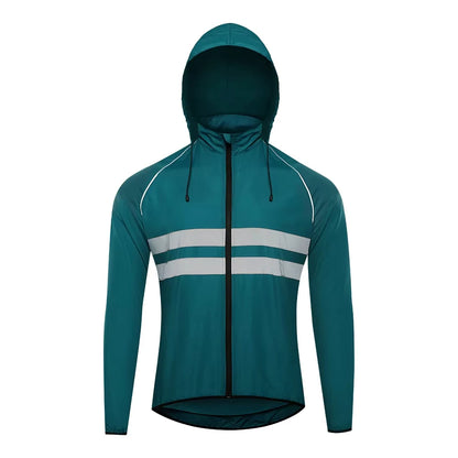 Cycling Clothing Reflective Windbreaker Windproof Waterproof MTB Bicycle Jacket Long Sleeve Cycling Jersey Cycling Club Designs