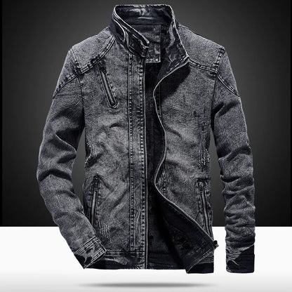 Camisas de mezclilla para hombres Camisas de manga larga Chaquetas de mezclilla Moda para hombres Camisas casuales estampadas en azul claro Chaquetas de mezclilla negras de mezclilla