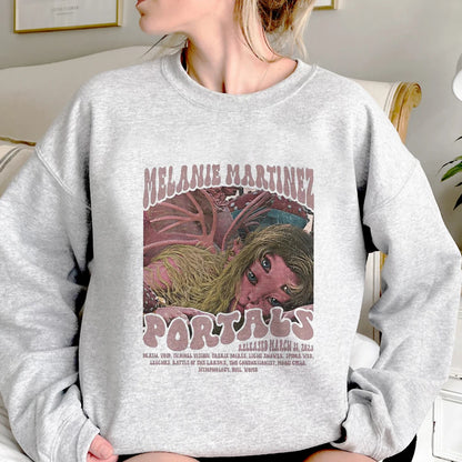 Melanie Martinez Cry Baby hoodie manga funny streetwear athleisure pattern casual wear girl sweatshirts hoddie funny patterned