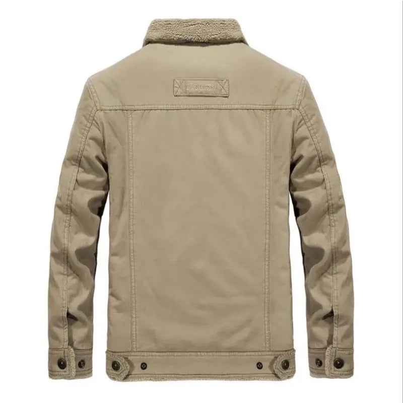 Mens Winter Fleece Jackets Coats Large Size Loose Down Jackets Cotton Warm Parkas High Quality Men Thicker Warm Jackets 6XL