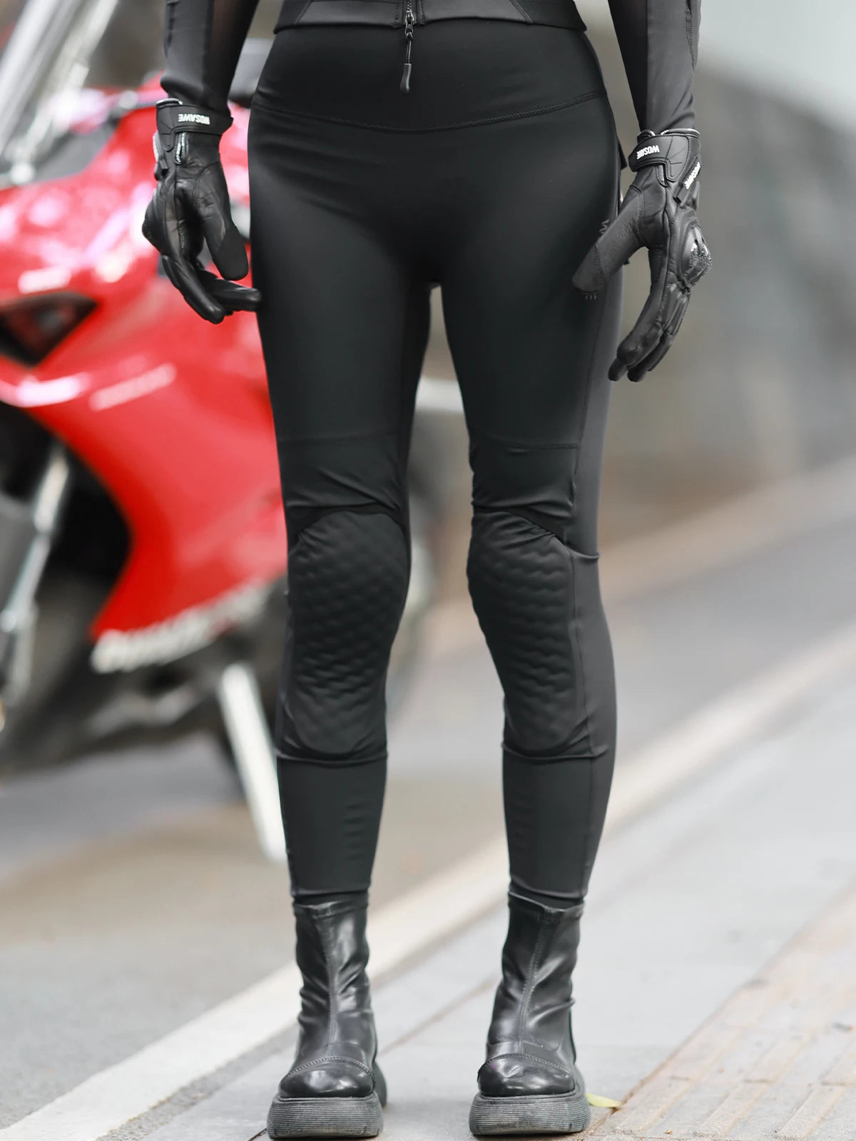 Women Motorcycle Jacket Lady Full Body Armor Set CE Certified Summer Riding Safety Coat Pants Built-in Protective Pads