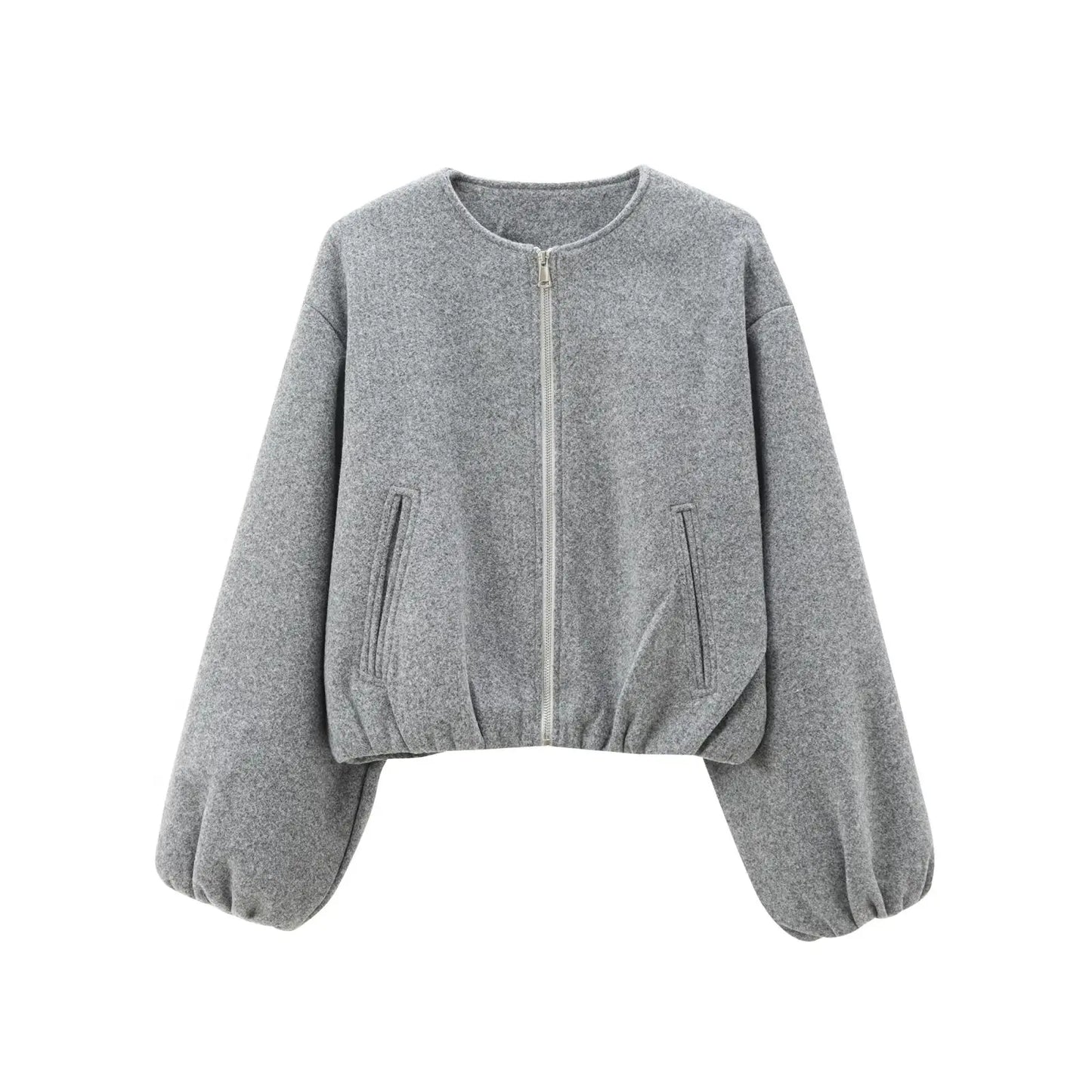 Red Zipper Bomber Jackets for Women Soft Cropped Jackets Woman 2026 Long Sleeve Woman's Sports Jacket New in Outerwears