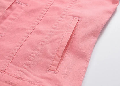 Men Coloured Denim Jackets Outwear Slim Fit Denim Coats New Fashion Male Cotton Casual Jeans Jackets Streetwear Jean Coats Size S~4XL
