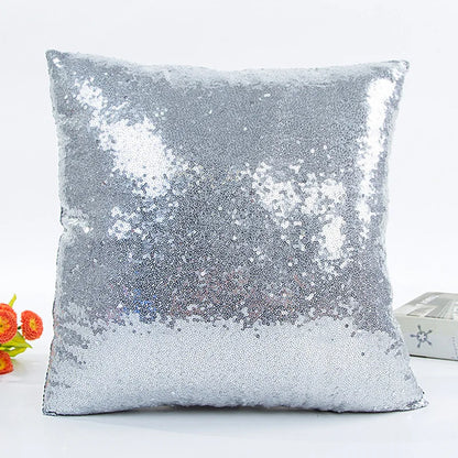 Sequin Pillow Cover Square Cushion Pillowcases  Bar Party Home  Gift Halloween  Wedding Festival