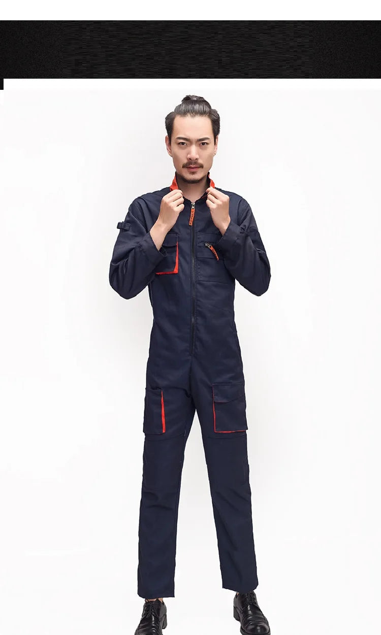 Work Overall Uniform Men Women Working Coveralls Welding Suit Car Repair Workshop Mechanic Plus Size Clothes