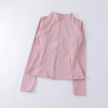 2026 Yoga Clothes Windbreaker Sportswear Woman Running Long Sleeve Sweatshirt Sports Jackets Top Women Workout Tops Activewear