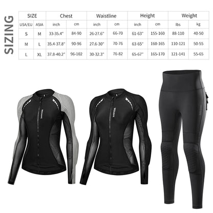 Women Motorcycle Jacket Lady Full Body Armor Set CE Certified Summer Riding Safety Coat Pants Built-in Protective Pads