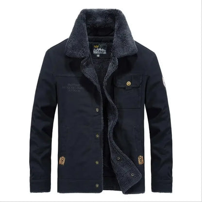 Mens Winter Fleece Jackets Coats Large Size Loose Down Jackets Cotton Warm Parkas High Quality Men Thicker Warm Jackets 6XL