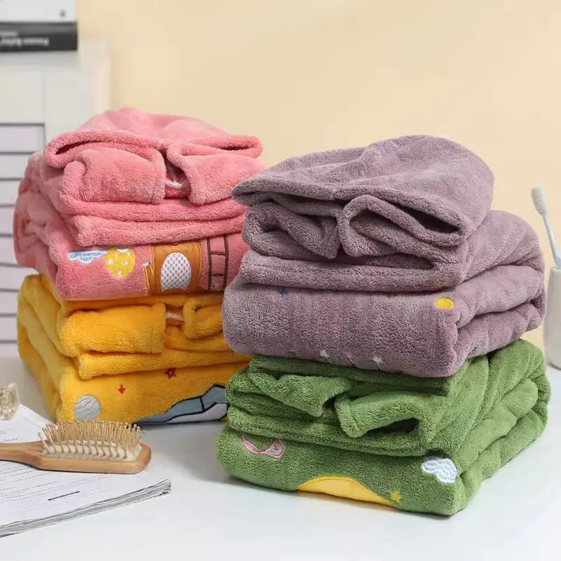 Bath Towel: 580g Thick Home Use Women's Washable and Wrappable Bathing Dress for Adults with Adjustable Fastening, Soft Absorben