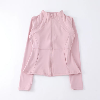 2026 Yoga Clothes Windbreaker Sportswear Woman Running Long Sleeve Sweatshirt Sports Jackets Top Women Workout Tops Activewear