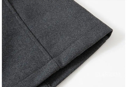 Men Cashmere Trench Coats Winter Jackets Overcoats Wool Blends High Quality New Winter Coats Male Business Casual Trench Coats 4