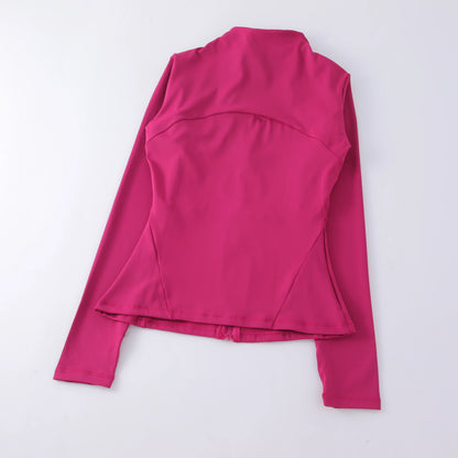 2026 Yoga Clothes Windbreaker Sportswear Woman Running Long Sleeve Sweatshirt Sports Jackets Top Women Workout Tops Activewear