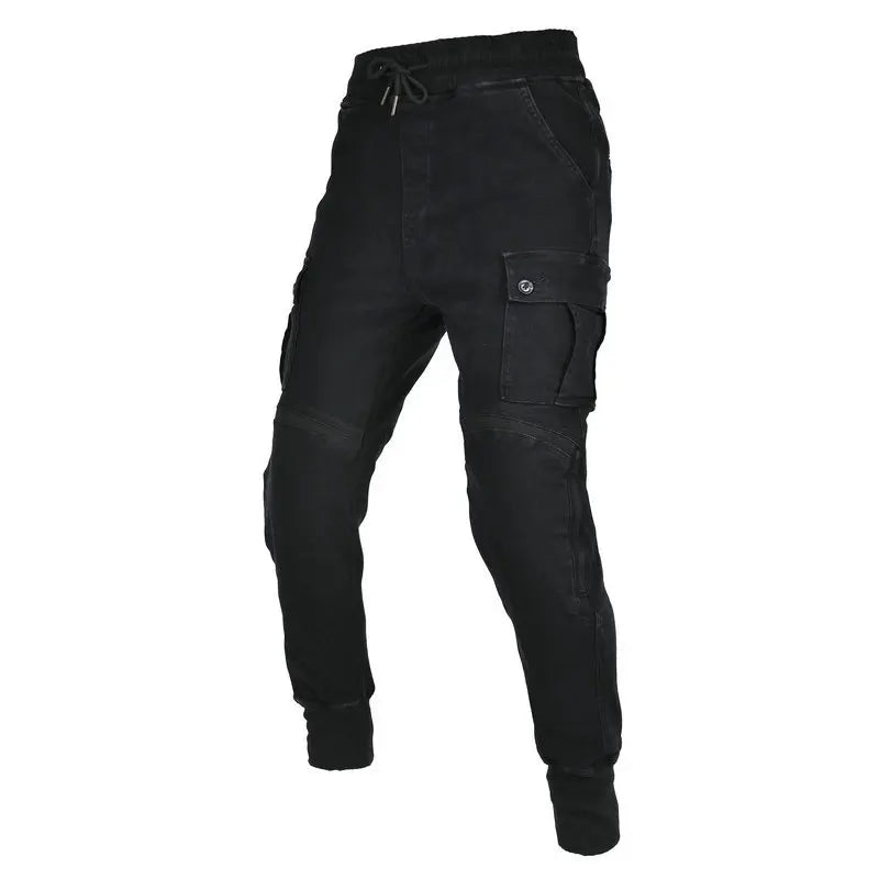 Men Motorcycle Riding Jeans Kevlar Pants Soft Casual Outdoor Protective Knee Hip Pads Pantalon Racing Pants with Hip Knee Armor