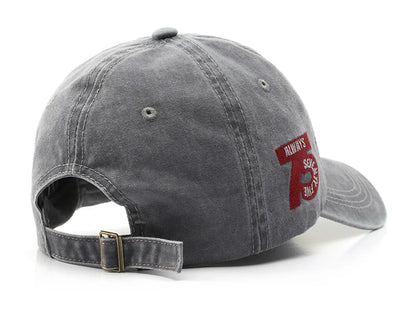 Summer Women Men Baseball Cap Fashion Letter Embroidery Snapback Hat Vintage Washed Cotton Unisex Hip Hop Sun Hat Casquette