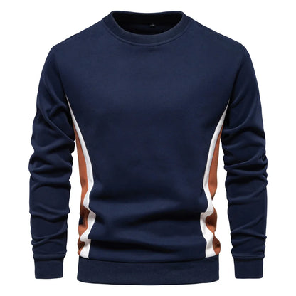 New Spring Autumn Men O-neck Loose Pullovers Sweatshirts High Quality Male Outwear Casual Sweatshirts EU Size XXL Men's Clothing