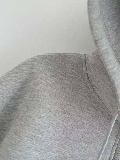 HH 2026 Casual Women's Soild Zipper Hoodie Long Sleeve Big Pocket Zipper Jacket With Hood Female Loose Outerwear Coat Tops