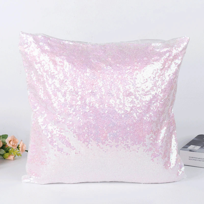 Sequin Pillow Cover Square Cushion Pillowcases  Bar Party Home  Gift Halloween  Wedding Festival