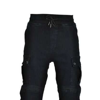 Men Motorcycle Riding Jeans Kevlar Pants Soft Casual Outdoor Protective Knee Hip Pads Pantalon Racing Pants with Hip Knee Armor