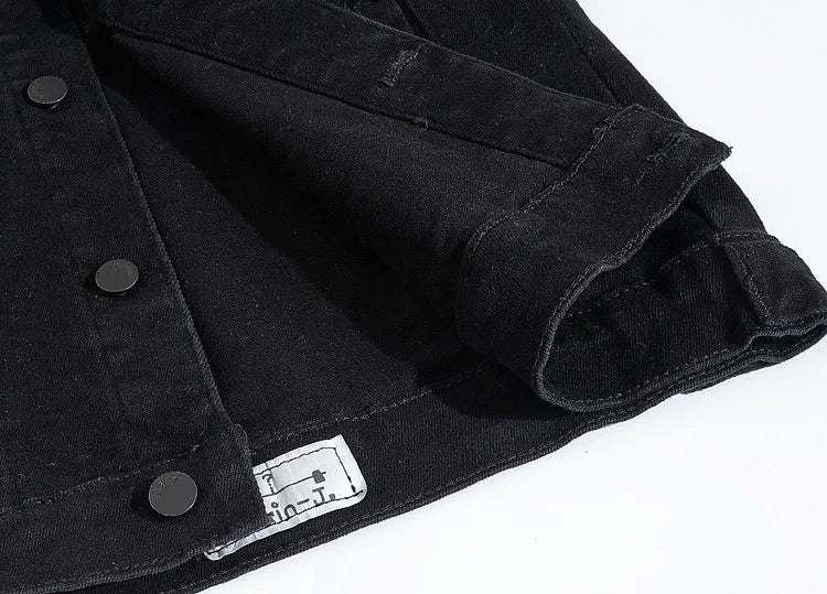Men Coloured Denim Jackets Outwear Slim Fit Denim Coats New Fashion Male Cotton Casual Jeans Jackets Streetwear Jean Coats Size S~4XL