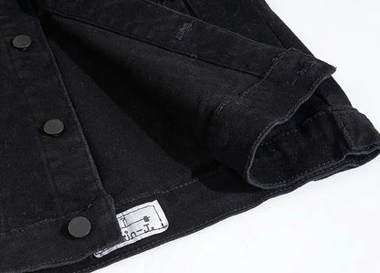 Men Coloured Denim Jackets Outwear Slim Fit Denim Coats New Fashion Male Cotton Casual Jeans Jackets Streetwear Jean Coats Size S~4XL
