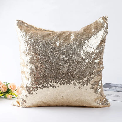 Sequin Pillow Cover Square Cushion Pillowcases  Bar Party Home  Gift Halloween  Wedding Festival