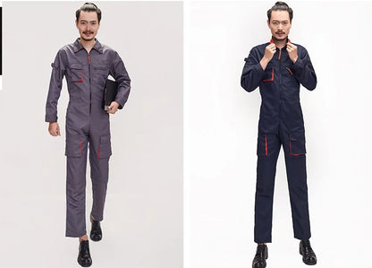 Work Overall Uniform Men Women Working Coveralls Welding Suit Car Repair Workshop Mechanic Plus Size Clothes