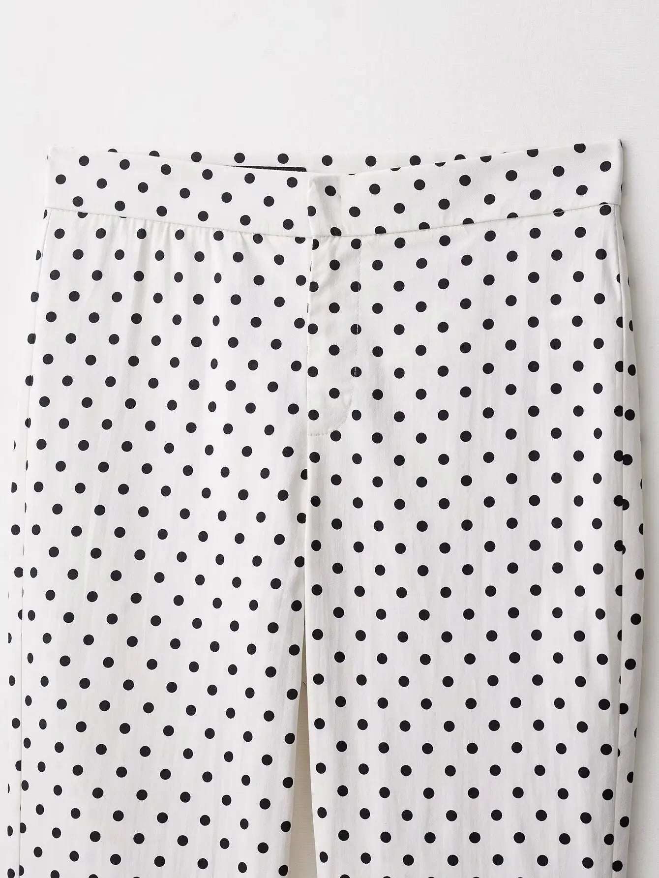 Woman Autumn Long Sleeves Turtleneck Zipper With Pockets Drawstring Casual Coats Women Fashion Polka Dot Printed Jacket