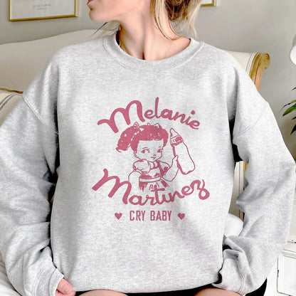 Melanie Martinez Cry Baby hoodie manga funny streetwear athleisure pattern casual wear girl sweatshirts hoddie funny patterned