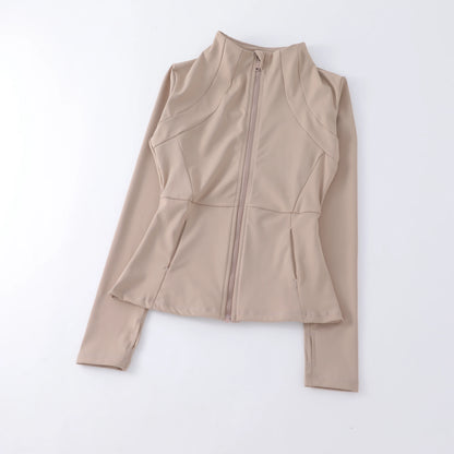 2026 Yoga Clothes Windbreaker Sportswear Woman Running Long Sleeve Sweatshirt Sports Jackets Top Women Workout Tops Activewear