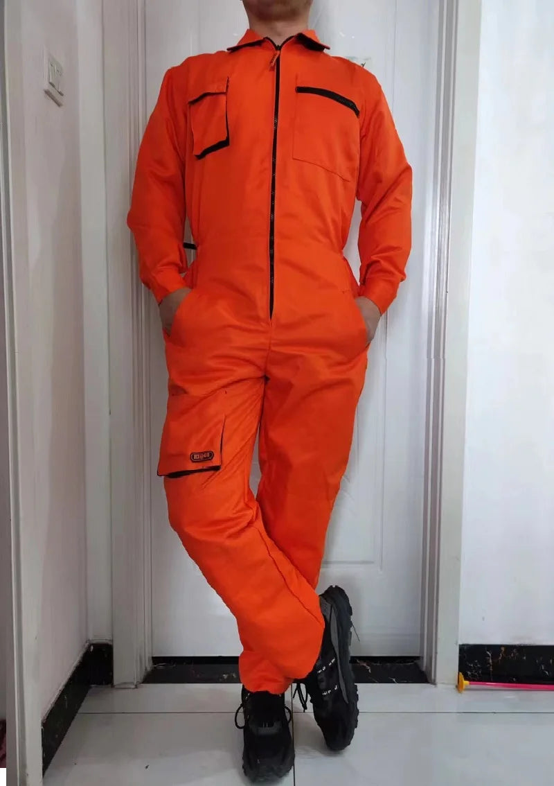 Work Overall Uniform Men Women Working Coveralls Welding Suit Car Repair Workshop Mechanic Plus Size Clothes