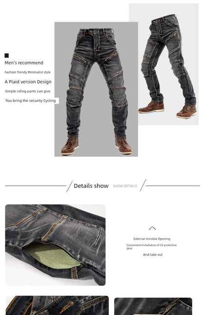 Moto Pants Kevlar Men's and Women's High-Elastic Motorcycle
