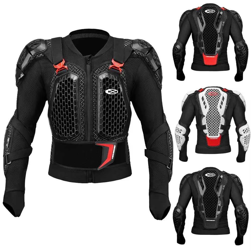 Off-Road Motorcycle Armor Unisex Protection Breathable Abrasion-Resistant Impact Gear For Moto Riding Jacket Pants-CE Certified